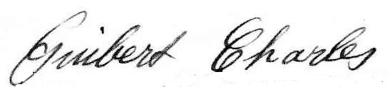 Signature Paul Charles Guibert